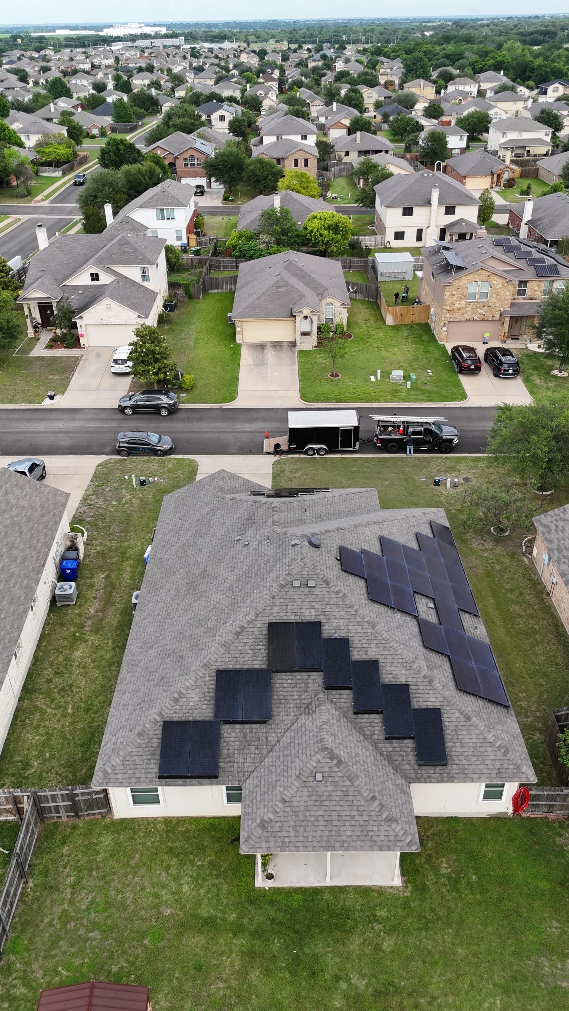 Gallery photos for Denied Insurance Claim Approved - Full Roof and Solar Reinstall in Waco: Image #2