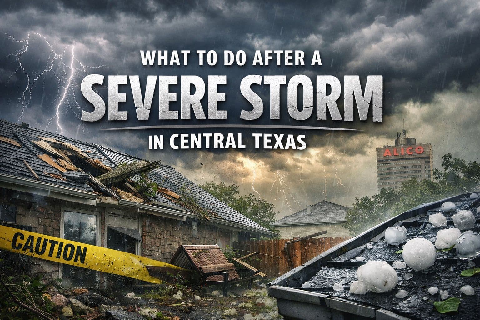 What To Do After A Severe Storm In Central Tx image