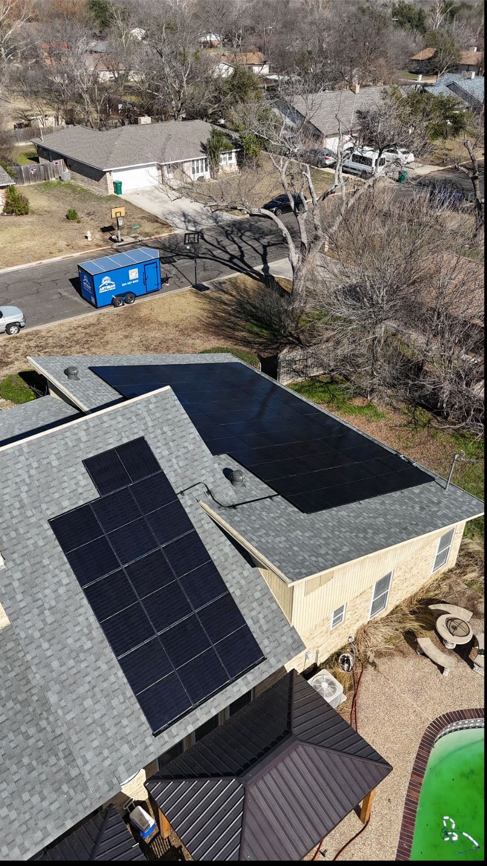 Full Roof Replacement with Solar Detach and Reset in Central Texas image
