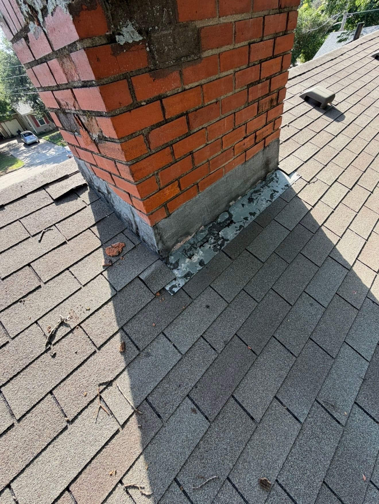 Worn Chimney Flashing Repaired Before It Got Worse image