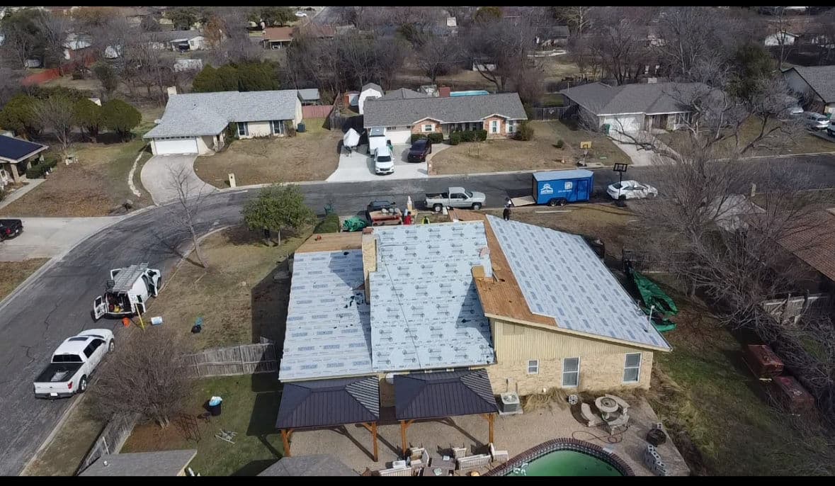 Gallery photos for Full Roof Replacement with Solar Detach and Reset in Central Texas: Image #1