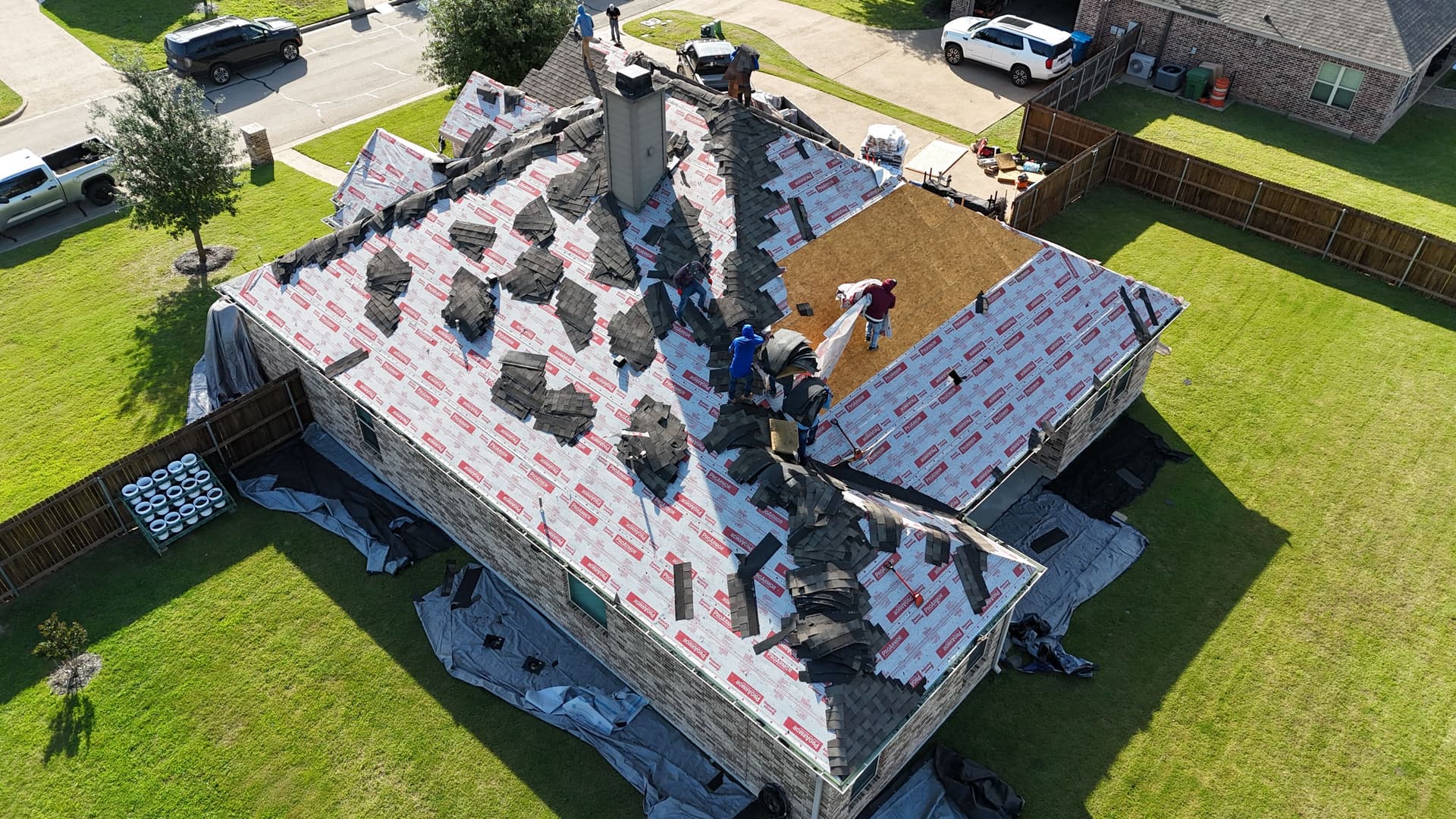 Gallery photos for IKO Cambridge Weatherwood Shingle Roof Replacement in Central Texas: Image #6